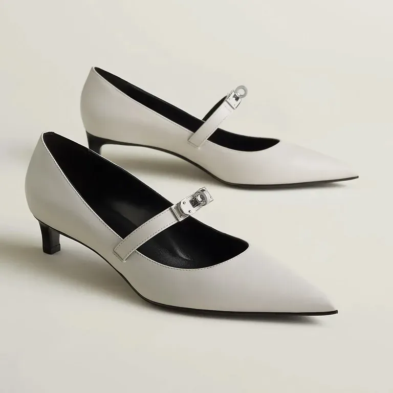 Туфли Kiara 40 Hermes Gris Clair - фото 1