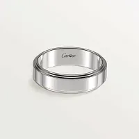 Cartier Обручальное кольцо D Amour 6 мм Platinum - фото 1