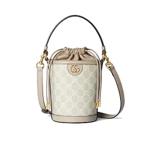 Gucci Мини-сумка Ophidia Beige / White - фото 1