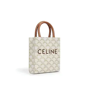Celine Сумка Mini Vertical Cabas White - фото 2