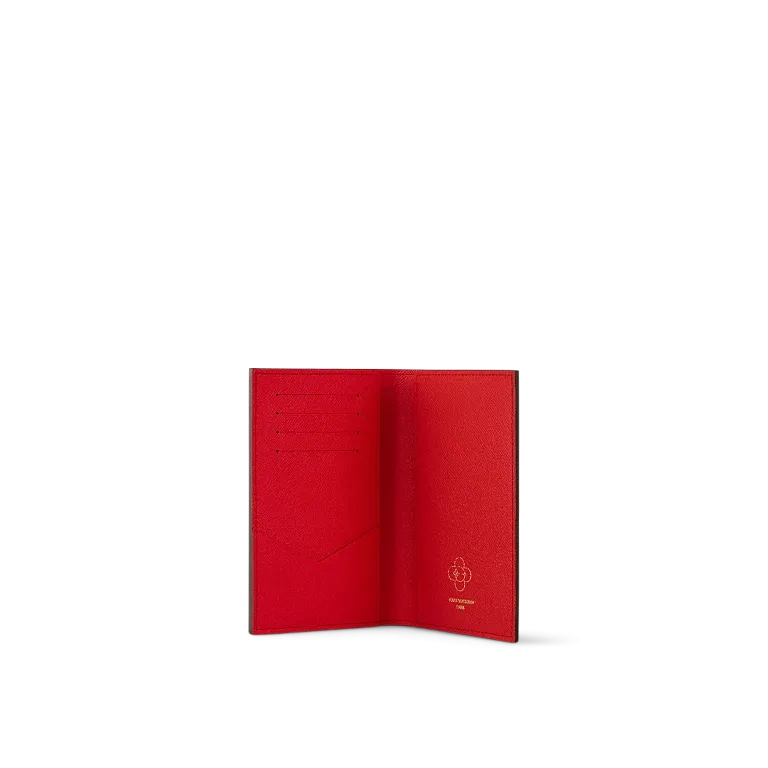 Обложка для паспорта Louis Vuitton Candy Red - фото 1