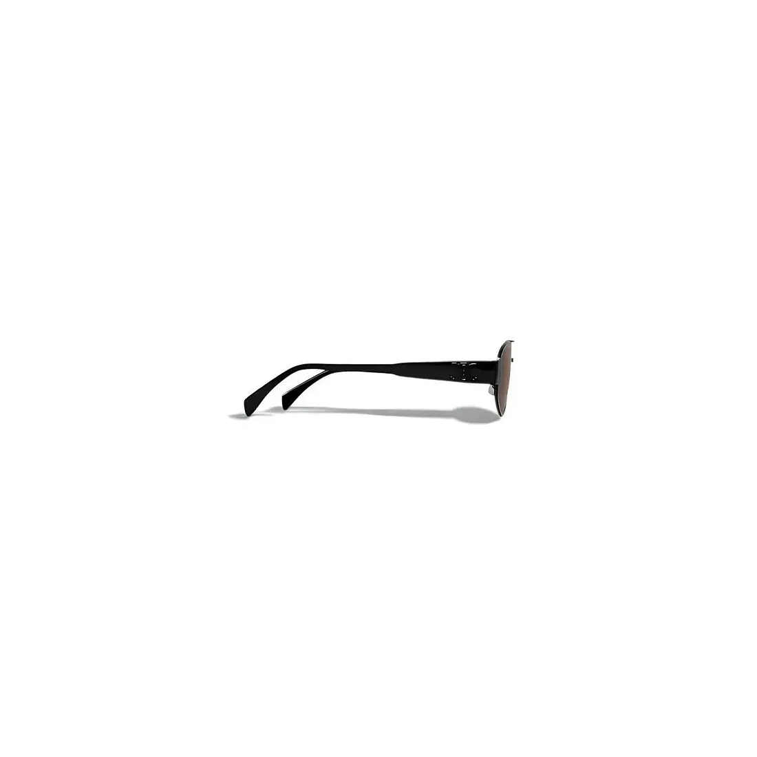 Celine Солнцезащитные очки Triomphe Metal 03 Men Black and Brown - фото 3