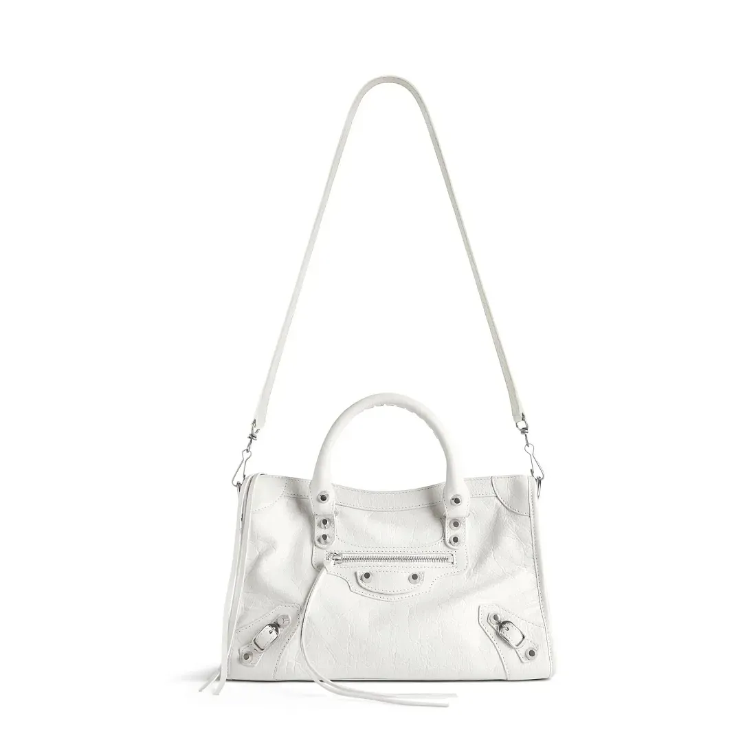 Balenciaga Сумка Le City маленького формата White - фото 4