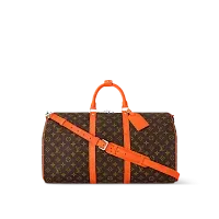 Louis Vuitton Сумка Keepall 50 с плечевым ремнем Orange - фото 1