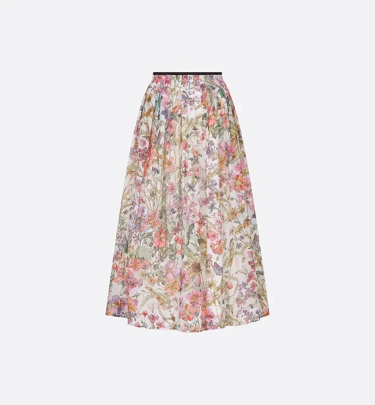 Плиссированная юбка-миди Dior - фото 1