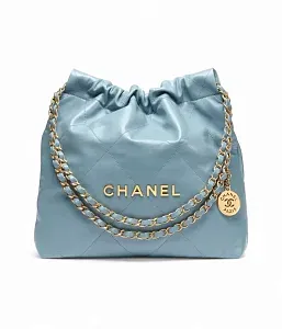 Chanel Сумка Mini 22 Bleu - фото 1