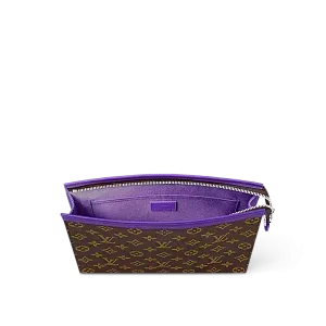 Louis Vuitton Клатч Pochette Voyage MM Dark Violet - фото 3