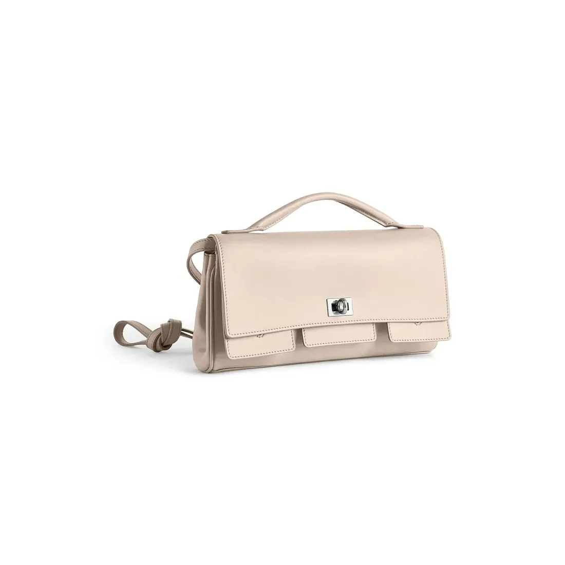 Balenciaga Клатч Bel Air маленького формата Almond - фото 2