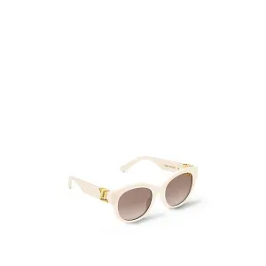 Louis Vuitton Солнцезащитные очки Twist Round Cream - фото 4