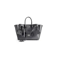 Balenciaga Сумка Bel Air маленького формата Grey - фото 1