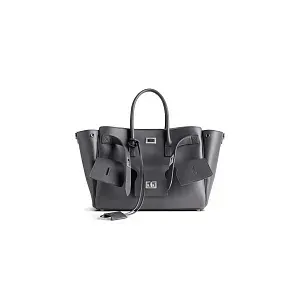 Balenciaga Сумка Bel Air маленького формата Grey - фото 1