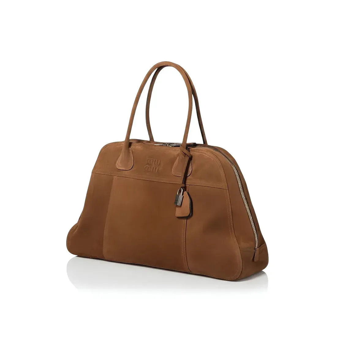 Miu Miu Сумка Suede bag Cocoa Brown - фото 3