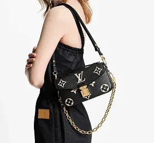 Louis Vuitton Клатч Metis East West Noir Beige - фото 2
