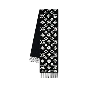Louis Vuitton Шарф LV 3D Black - фото 1