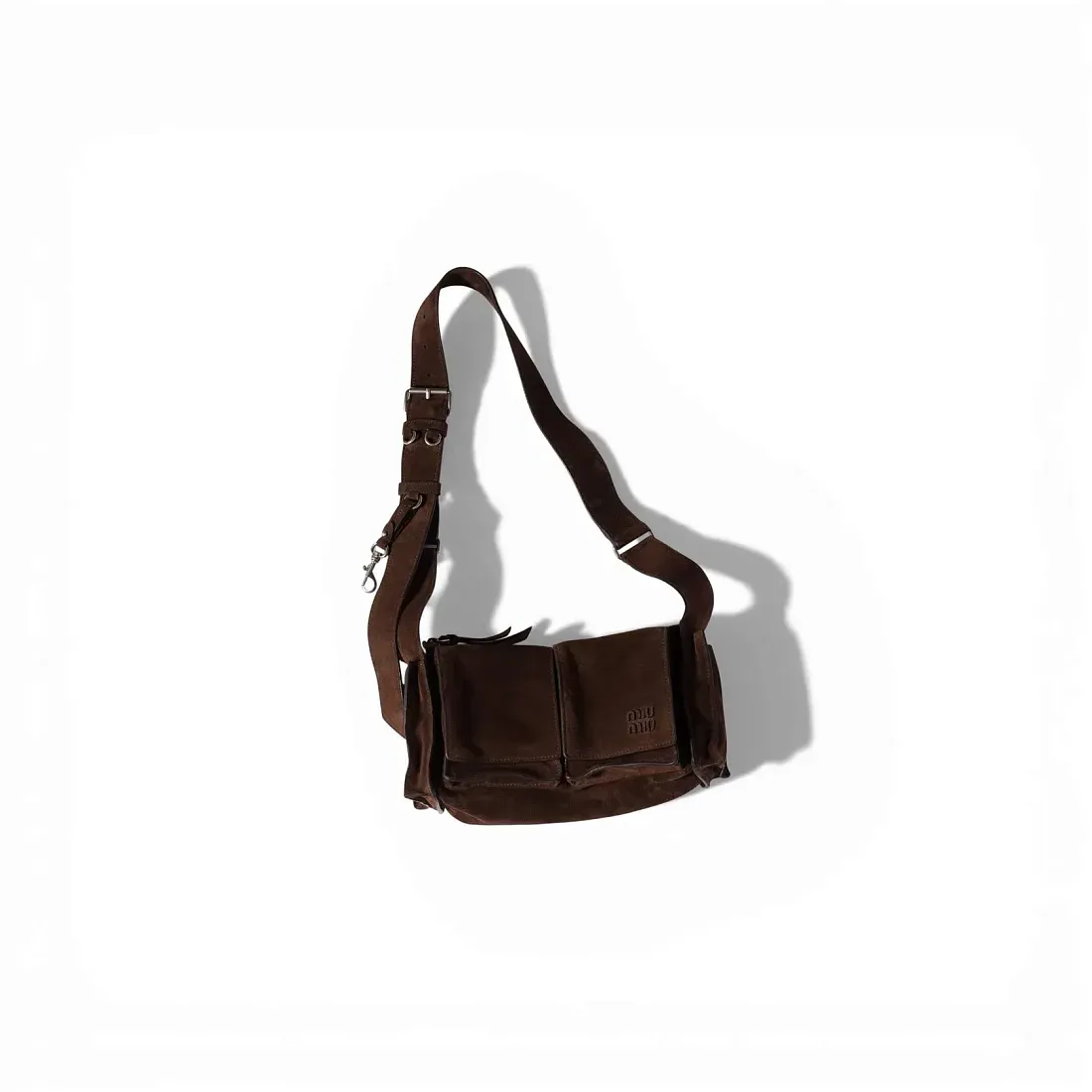 Miu Miu Сумка Utilitaire Dark Brown - фото 4