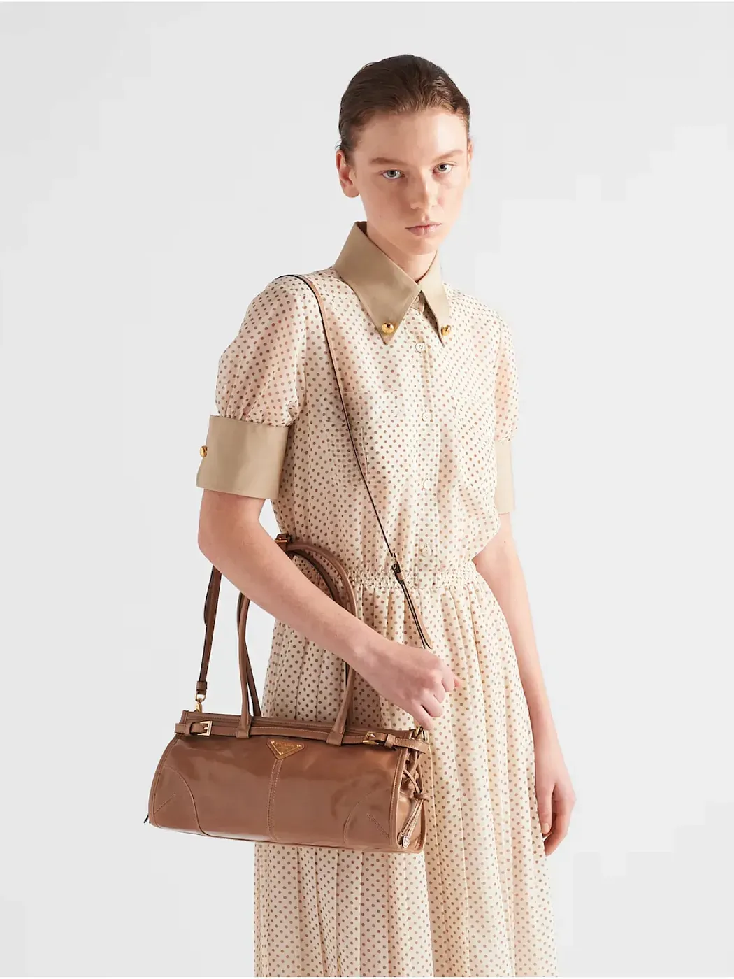 Prada Средняя кожаная сумка Cameo - фото 2