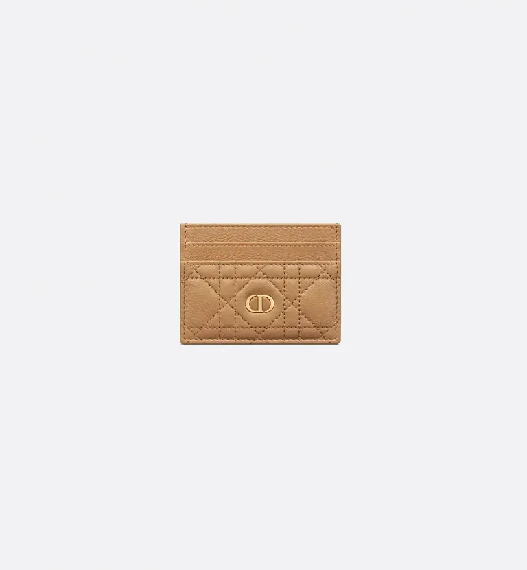 Кардхолдер Dior Caro Freesia Medium Tan - фото 1