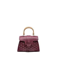Goyard Мини-сумка Saigon Souple Burgundy - фото 1
