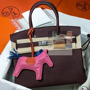 Hermès Birkin 30 Bordeaux Togo Palladium Hardware - фото 1