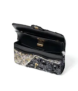 Chanel Классическая сумка 11.12 Black, Golden and White - фото 3