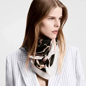 Louis Vuitton Платок-каре Cordage 90 Black - фото 2