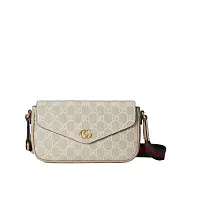 Gucci Мини-сумка Ophidia Beige / Oatmeal - фото 1