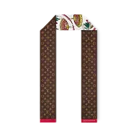 Louis Vuitton Шелковая лента Vivienne Christmas Marron - фото 1