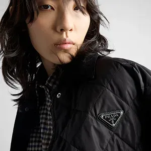 Prada Легкая куртка из Re-Nylon Black - фото 3