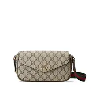 Gucci Мини-сумка Ophidia Beige / Ebony - фото 1