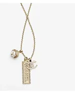Chanel Длинное колье с подвеской Золото - фото 1