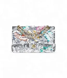 Chanel Классическая сумка 11.12 Silver/Multicolor - фото 1