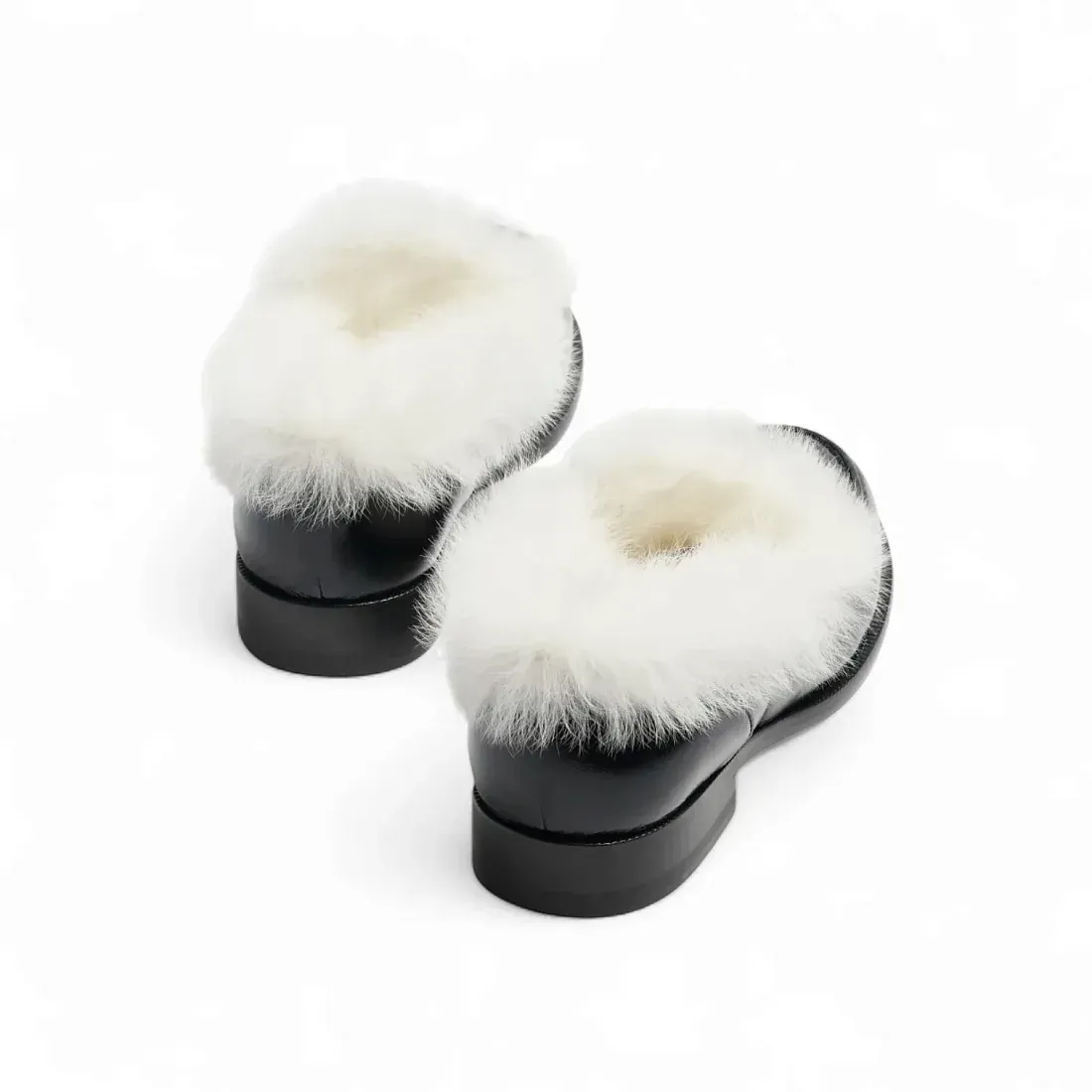 Chanel Кожаные лоферы Black / White - фото 2