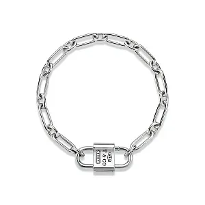 Tiffany & Co. Браслет Double-shackle padlock bracelet in 925 sterling silver Medium Men - фото 1