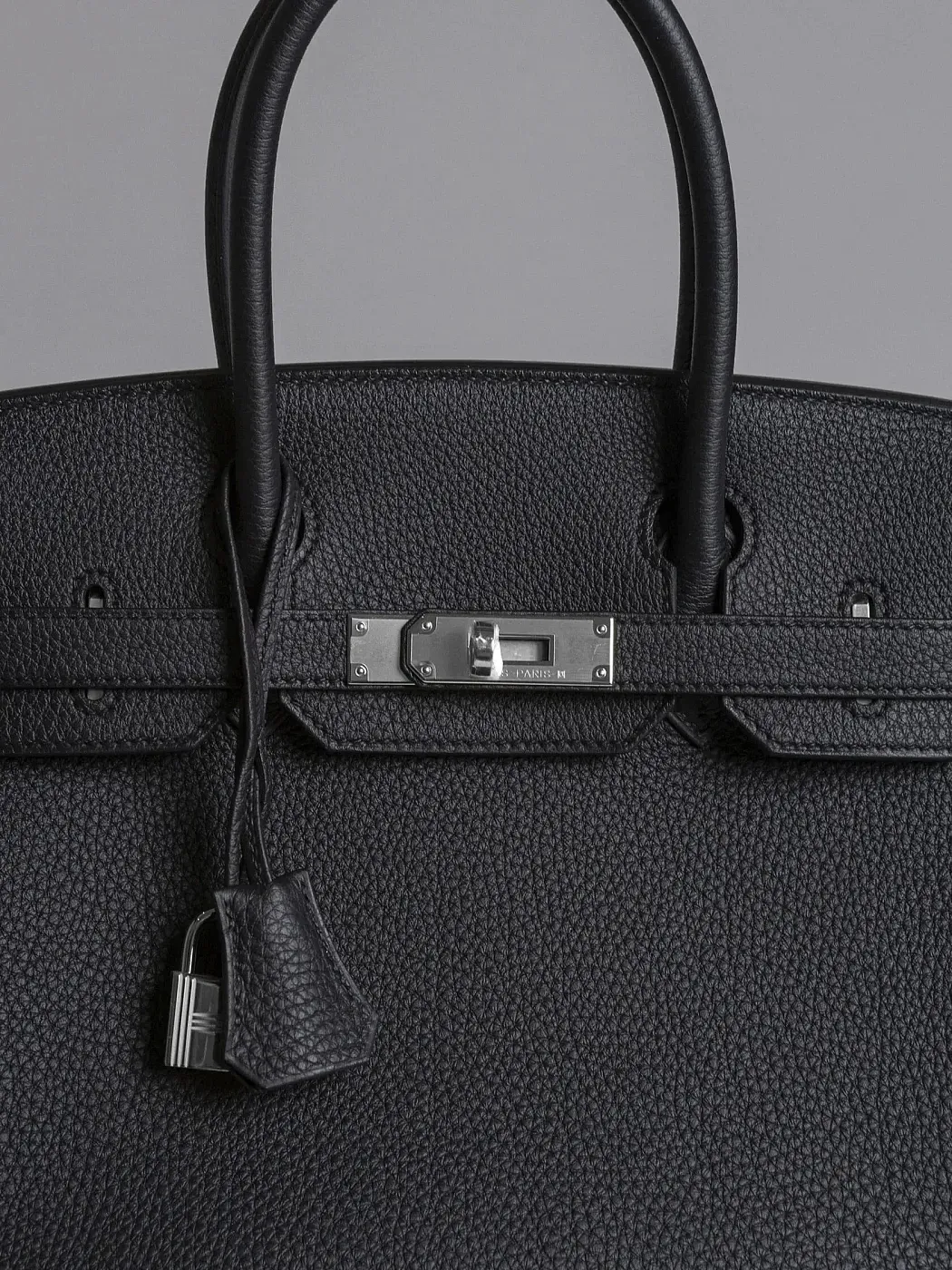 Hermès Cумка Birkin 30 Black Togo Palladium Hardware - фото 3