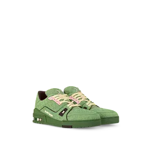 Louis Vuitton Кроссовки LV Trainer Green - фото 1