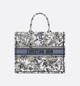 Dior Сумка Book Tote chardons motif большого формата - фото 1