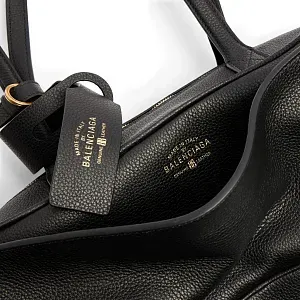 Balenciaga Сумка Carrie Bowling маленького формата Black - фото 6