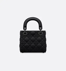 Dior Сумка Lady ultramatte cannage calfskin мини-формата - фото 4