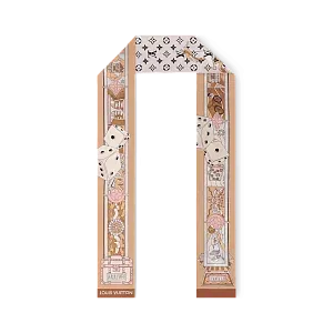 Louis Vuitton Шелковая лента Journey Beige - фото 3