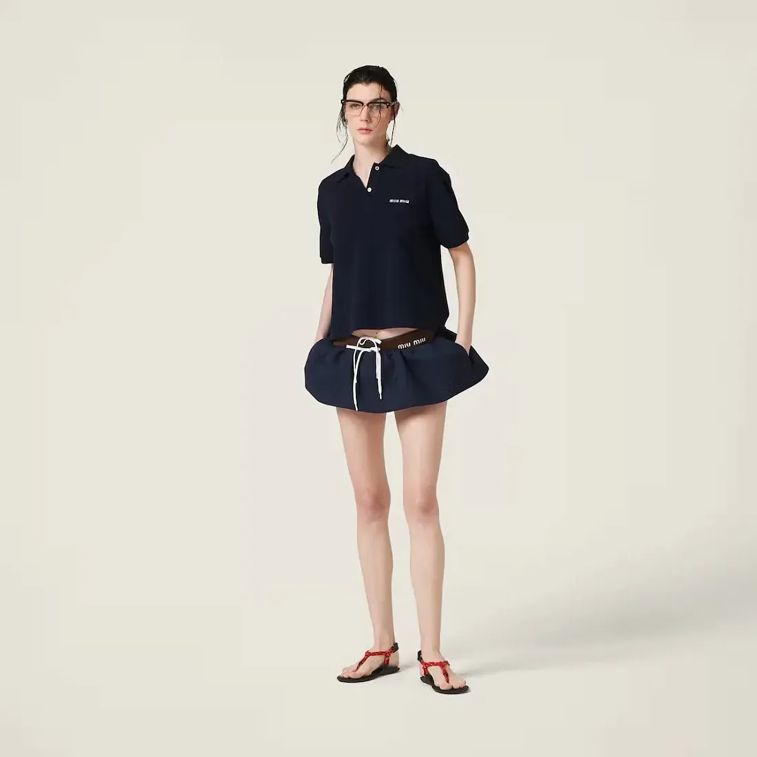 Miu Miu Футболка - поло Navy - фото 2