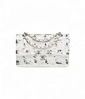 Chanel Классическая сумка 11.12 White/ Silver - фото 1