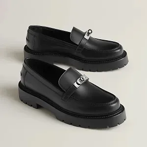 Hermès Лоферы Icone Noir - фото 1