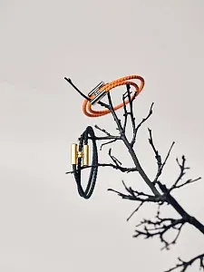 Hermès Браслет Tournis Tresse - фото 5