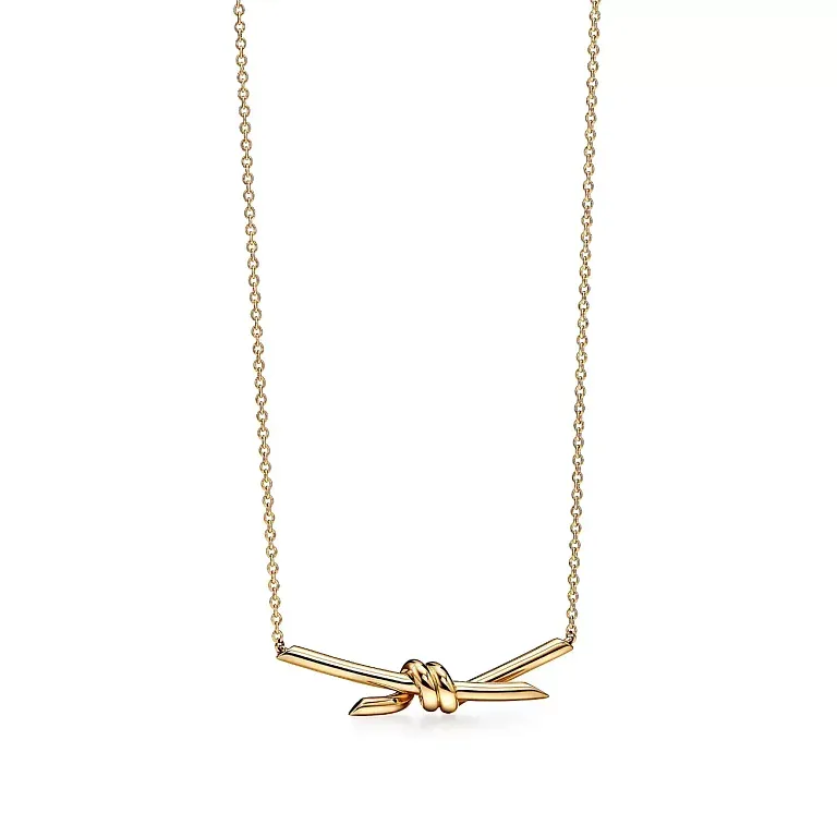 Подвеска Tiffany Knot Pendant Yellow Gold - фото 1