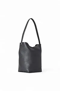 The Row Сумка Medium NS Park Tote Black из кожи Black - фото 3