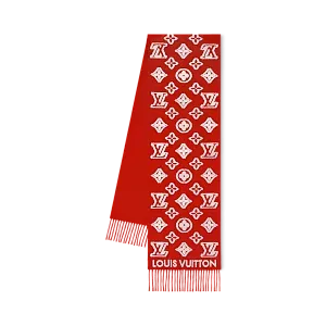 Louis Vuitton Шарф LV 3D Red - фото 1