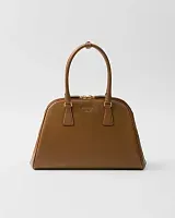 Prada Сумка из кожи Saffiano среднего размера Caramel - фото 1