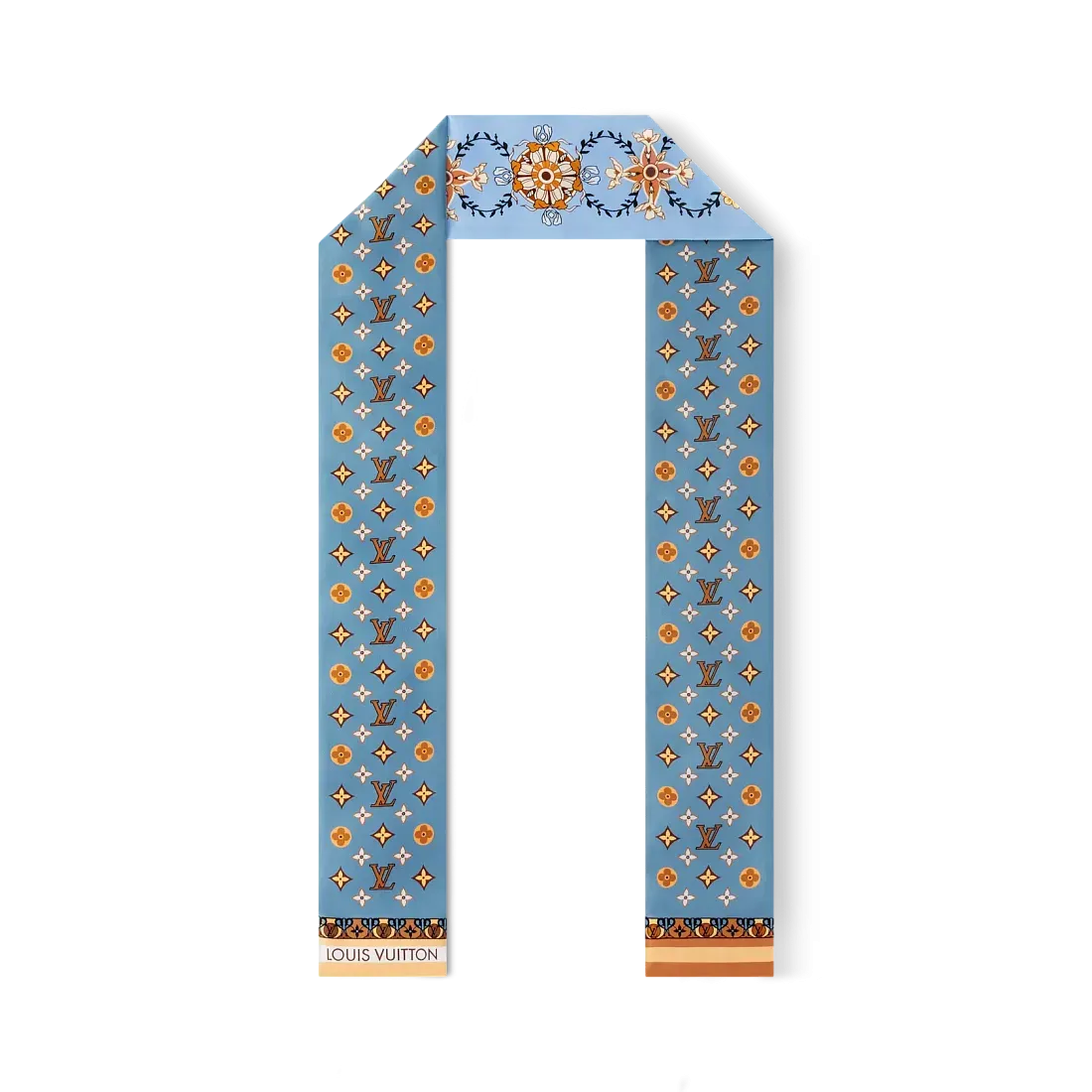 Louis Vuitton Шелковая лента Monogram Asnieres Blue - фото 3