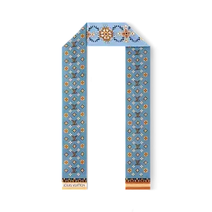 Louis Vuitton Шелковая лента Monogram Asnieres Blue - фото 3