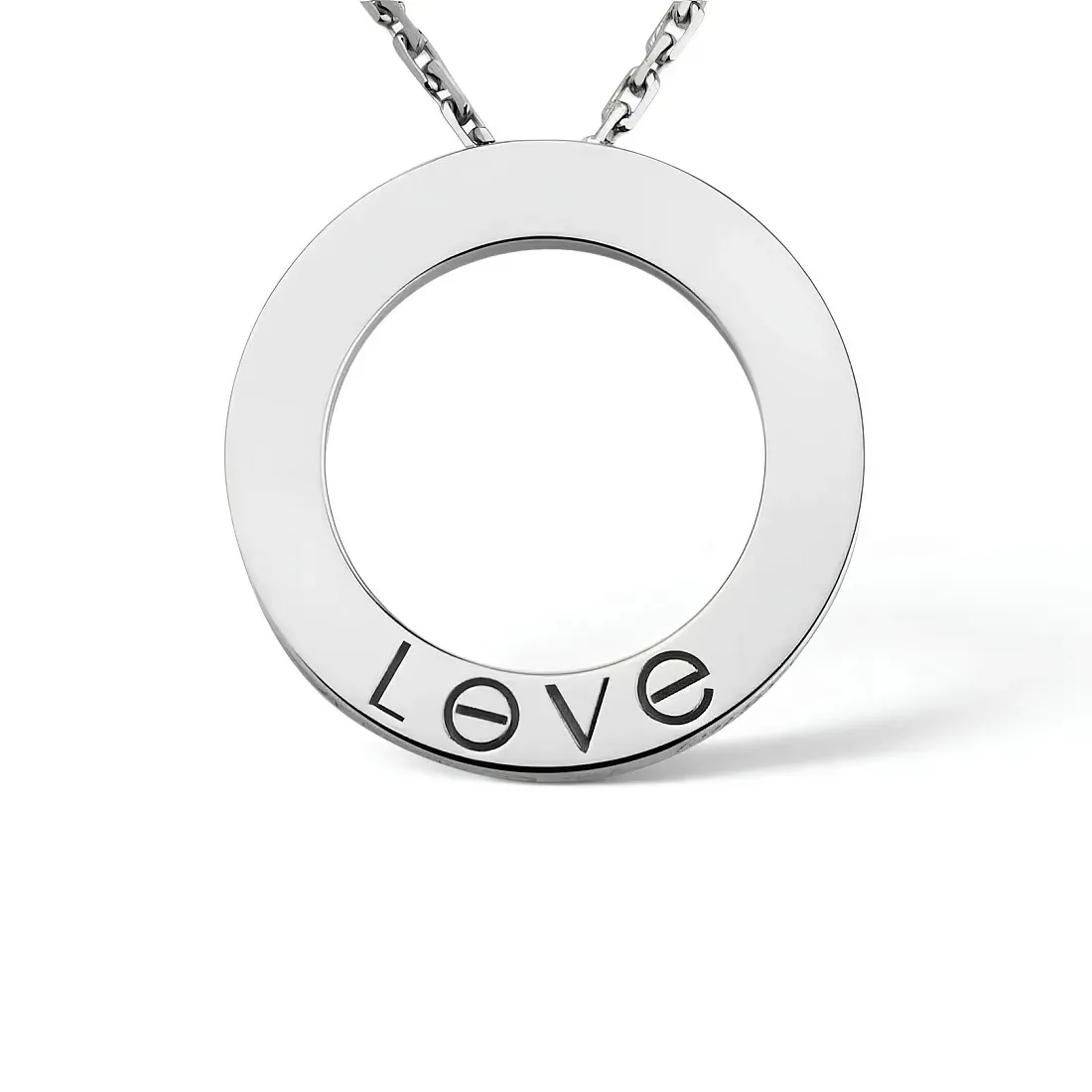 Cartier Кулон Love Men White Gold - фото 4